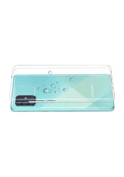 Samsung Galaxy Uyumlu   A71 Kılıf Ultra Ince Esnek Süper Silikon 0.3mm R77938:şeffaf