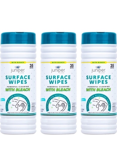 Juniper Clean Çamaşır Sulu Yüzey Temizleme Islak Mendili 35'Li Paket