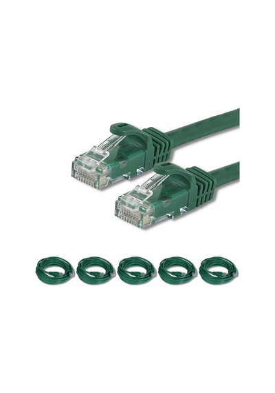5 Adet Irenıs Cat7 Kablo Ethernet Network İnternet Lan Kablosu 1 Metre Yeşil Sku: Zeusb09zq3rzy7
