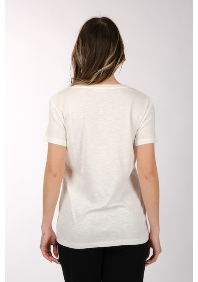 Daıdo Kadın T-shirt 19y311900982 Ekru