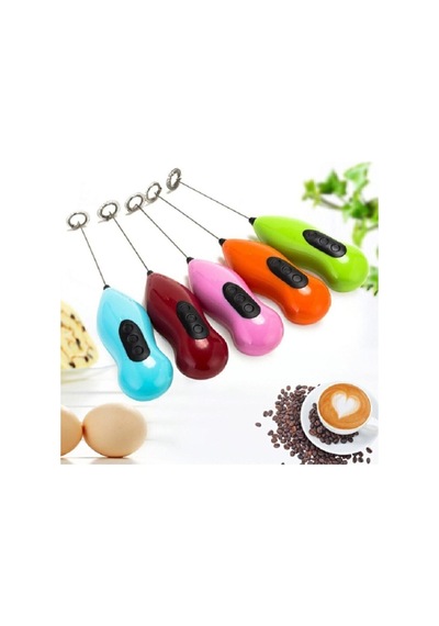 Kahve Köpürtücü Pilli Mini Mixer Kahve Süt Tütüncü Köpürtücü Karıştırıcı Cappucino Mikser Turuncu Pl Diğer