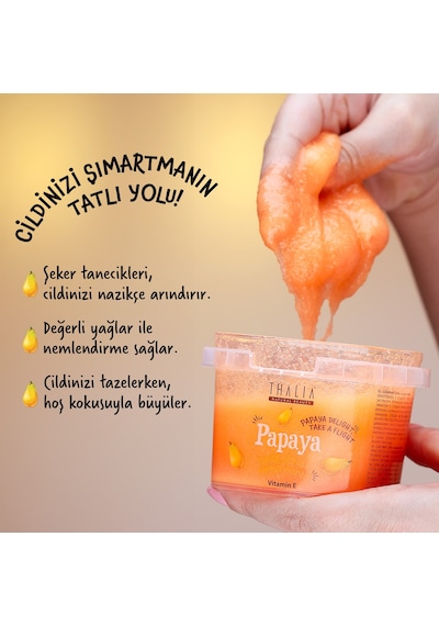 Thalia Papaya Kokulu Vücut Peelingi 300 G