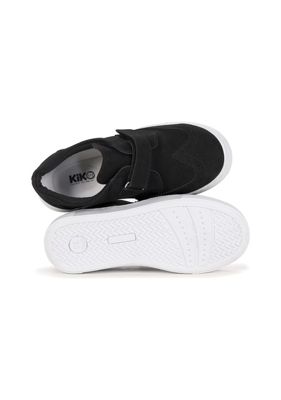 Kiko Kids Richie Cırtlı Günlük Erkek Çocuk Casual Ayakkabı Siyah Siyah