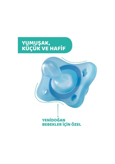 Chicco Physioforma Mini Soft Erkek 2'Li Emzik 2-6 Ay