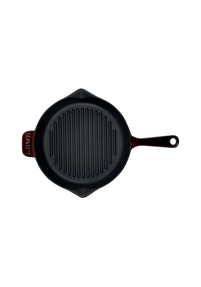 Lava Demir Döküm Majolika Mor 28 CM Izgara Tava Lvygt28prp