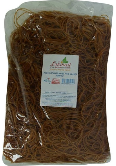 Kauçuk Paket Lastiği Para Lastiği 1000 Gr Paket