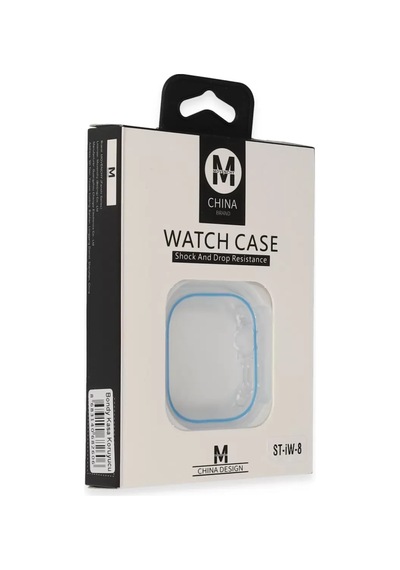 Movenchy Apple Watch Ultra 49mm Bondy Kasa Koruyucu - Mavi