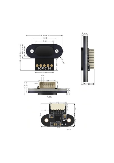 Oem Tof10120 Tof Lazer Mesafe Sensör Modülü