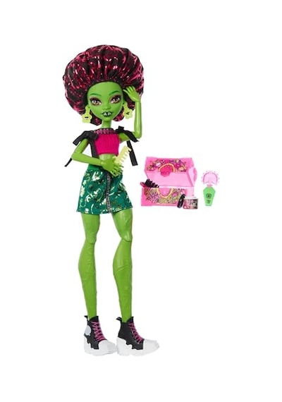 Saç Bakım Ürünleri, Bone Ve Bitki Dahil 13 Gerçekçi Sürpriz İçeren Monster High Güzellik Sırları Venus Mcflyt