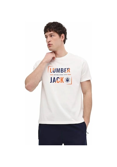 Lumberjack Ml Okına 11ıd1-104 6fx Beyaz Erkek T-shirt A102064755 Beyaz