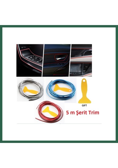 Bezos Araba Dekorasyon Şeridi 5 Metre Trim Şeridi Bzs01 Standart