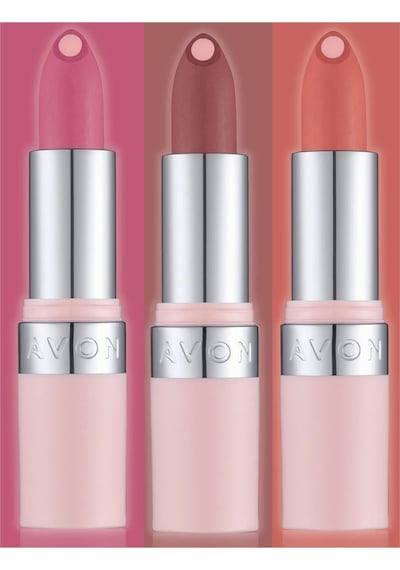 Avon Hydramatic Blush + Pink + Mauve Mat Ruj 3'lü
