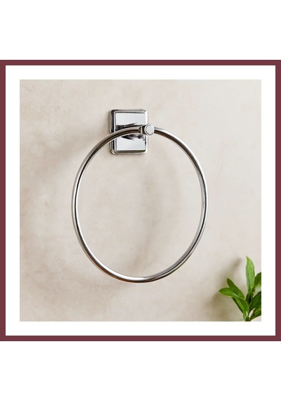Storeşahin Yuvarlak Metal Yapışkanlı Banyo Havluluk Shn0720