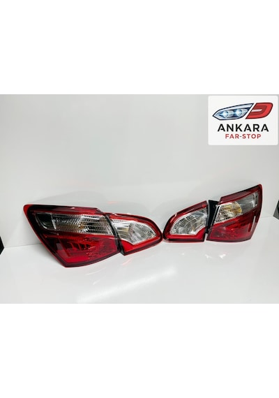 Nissan Qashqai 2010 - 2013 Stop Lambası Sağ - Sol İç Ve Dış Takım Ledli Tip Toplam 4 Adet Stop