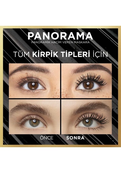 L'oreal Paris Panorama Hacim Veren Maskara - Siyah Diğer