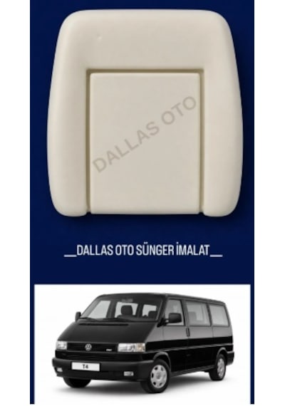 Volkswagen T4 1990-2003 Model Sırt Süngeri