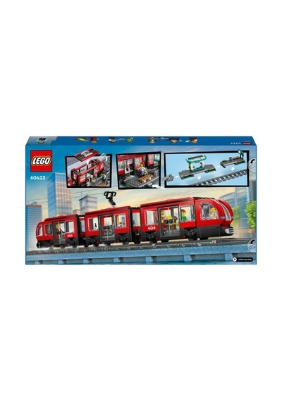 Lego Şehir Merkezi Tramvay İstasyonu 7 Yaş Ve Üzeri İçin Oyun Seti