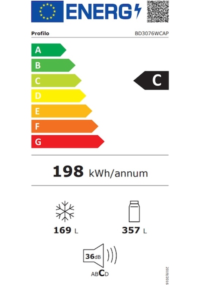 Profilo BD3076WCAP 526 LT No-Frost Kombi Tipi Buzdolabı