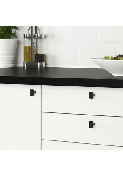 Ikea Hackås Topuz, Antrasit, 15 Mm, 2 Adet