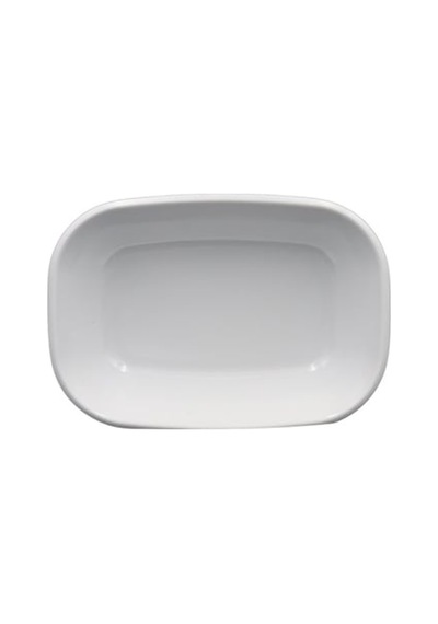 17 Cm Melamin Kare Kayı Tabak Royaleks-054