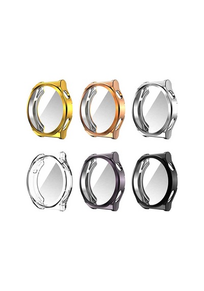 Huawei Watch Gt 3 Pro 43mm Mbz Watch Gard 02 Koruyucu Silikon - Gümüş