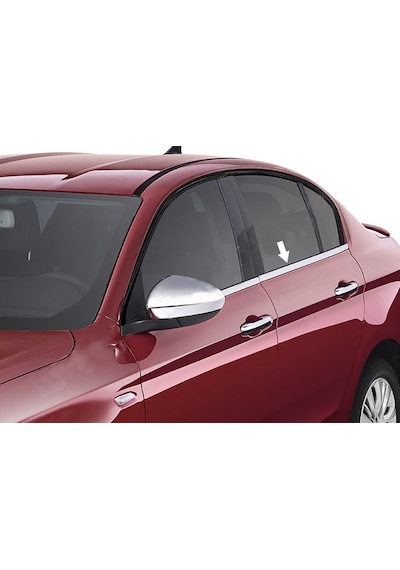 Fiat Egea Sedan Krom Cam Çıtası 4 Parça 2015-2021 Paslanmaz Çelik