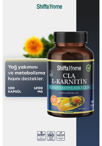 Aspir Yağı CLA L-Karnitin Softjel 1200 mg 100 Kapsül