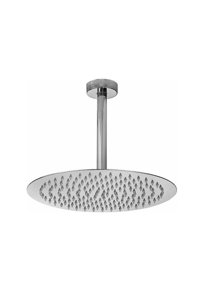 Ar Ark İnce Yuvarlak Tepe Duş Başlığı Tavandan Borulu Ø 300 Mm 102145057 Krom