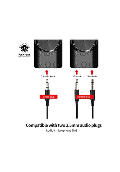 Usb Dsp Ses Kartı Pubg, Lol Ses Efektleri, Sanal 7.1 Kanal, Mikrofon Mute, 3.5mm Audio+mic Giriş, Plug And Play, Pc/