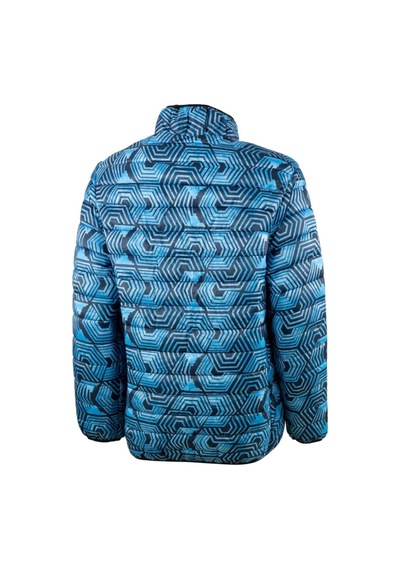 Exuma Erkek Mont - Navy Print Siyah