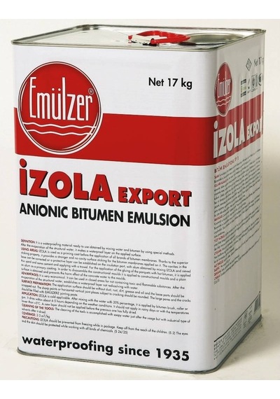 Emülzer Izola Export 17 Kg / Metal Kutu Emülzer Izola Export 17 Kg / Metal Kutu