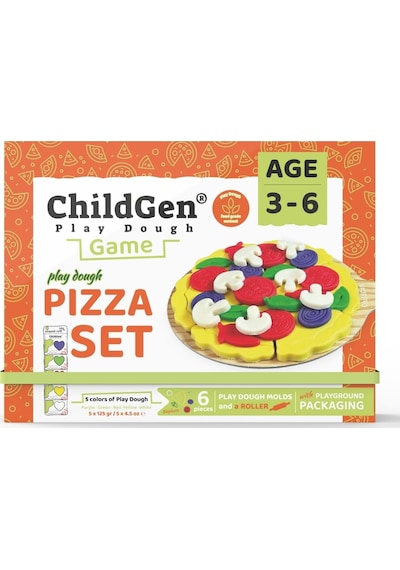 Sahneli Pizza Oyun Hamuru Seti