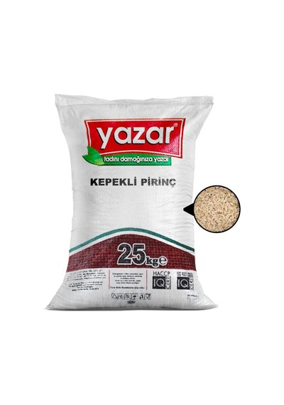 Yazar Kepekli Pirinç 25 KG