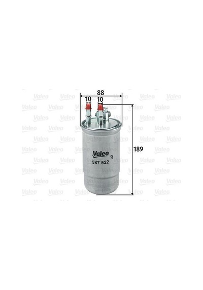 Valeo 587522 Yakıt Filtresi Mazot Ford Mondeo Iıı 2.0 Dı 1116546