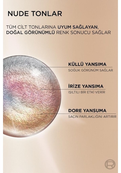 Excellence Creme Amonyaksız 4ur Nude Koyu Kızıl Saç Boyası 3600524216634-10789