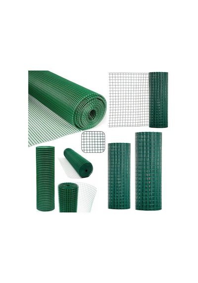 Pvc Puntalı 50 50 Göz 100 Cm 25 Metre Göz Aralıklı Kafes Teli Kümes Teli Tavuk Teli Çit Teli