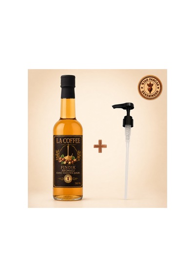 La Coffee Fındık Aromalı Kahve Ve Kokteyl Şurubu 750 Ml - %100 Pancar Şekerli Diğer
