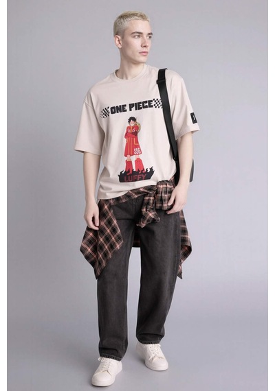 Defacto Baskılı Taş Erkek T-shirt G5534ax/er37