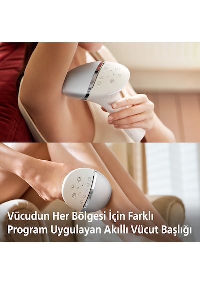 Philips BRI940/00 Lumea 450.000 ATIM Lazer Epilasyon IPL Tüy Alma Cihazı,Ekstra Uzun Kablo