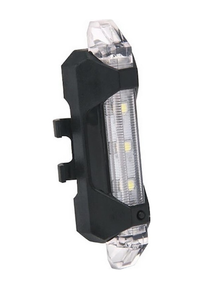 Bisiklet Işığı Led Stop Arka Ikaz Işık Lamba Usb Şarjlı 4 Mod Kırmızı Işıklı Siyah