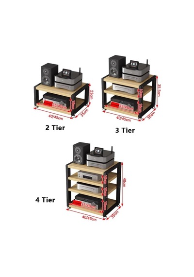Hifi Sistemi, Stereo Mobilya, Kulaklık Amplifikatörü Ve Cd Çalar İçin Siyah 2 Katmanlı Masa Standı 40 Cm Çok Renkli Hifi Sistemi, Stereo Mobilya, Kulaklık Amplifikatörü Ve Cd Çalar İçin Siyah 2 Katmanlı Masa Standı 40 Cm Çok Renkli