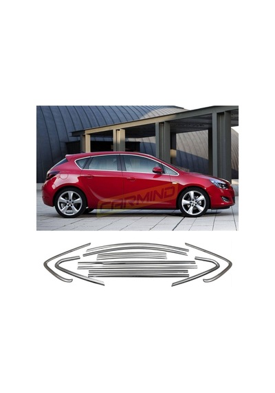 Opel Astra J Hb Krom Cam Çerçevesi 2010-2014 12 Parça