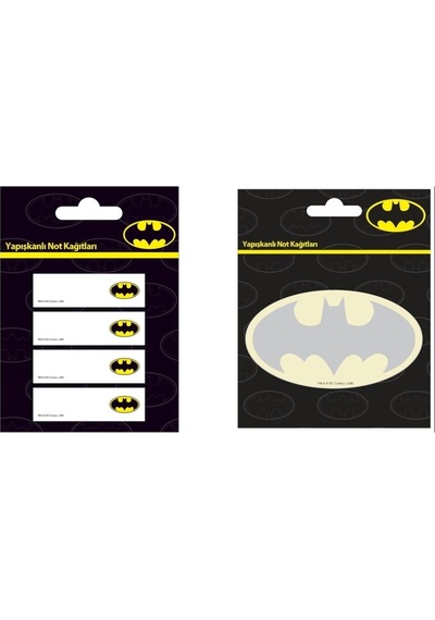 Yapışkanlı Not Kağıdı --batman Ayraç Ve Not Kağıdı 2 Farklı Model