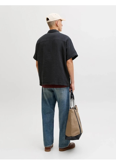 Jack&jones Jornantucket Double Cloth Erkek Gömlek 12291812 Siyah Jack&jones Jornantucket Double Cloth Erkek Gömlek 12291812 Siyah