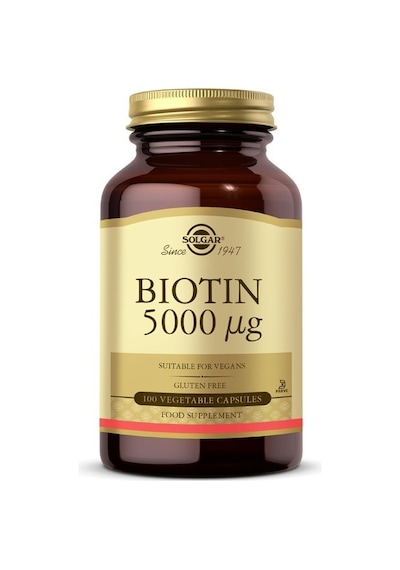 Solgar Biotin 5000 Mcg 100 Kapsül