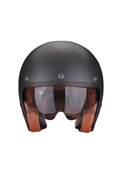 Scorpion Belfast Evo Carbon Açık Motosiklet Kaskı Mat Siyah