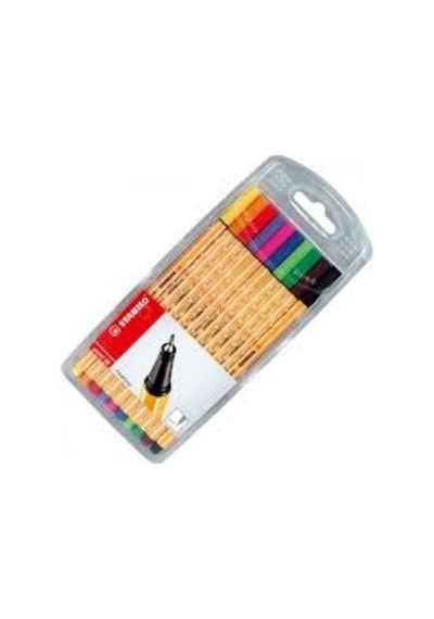 Stabilo Keçe Uçlu Ince Kalem 88 Point 0.4 Mm Karışık Renk 10 Lu