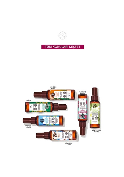 Yves Rocher Saç Ve Vücut Spreyi- Enerjik Frambuaz Nane- Vegan-100ml