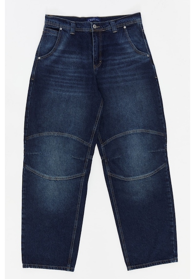 Cedy Denim Cedy Denım Yüksek Kalite Erkek Yüksek Bel Skater Baggy Jeanpantolon C362 Lacıvert