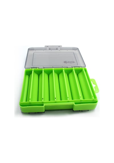 Captain 7221 Sahte Balık Kutusu 12 Gözlü 13x9x3.5cm - Green